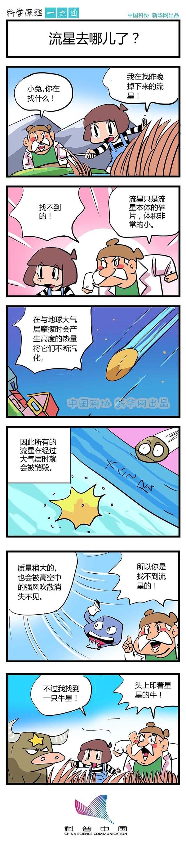 科普漫画流星去哪儿了